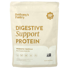 Bethany's Pantry, Digestive Support Protein™, пробіотик і ваніль, 450 г (15,87 унції)