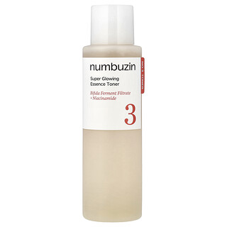 Numbuzin, No.3 Super Glowing Essence Toner, Gesichtswasser mit strahlendem Teint, 200 ml (6,76 fl. oz.)