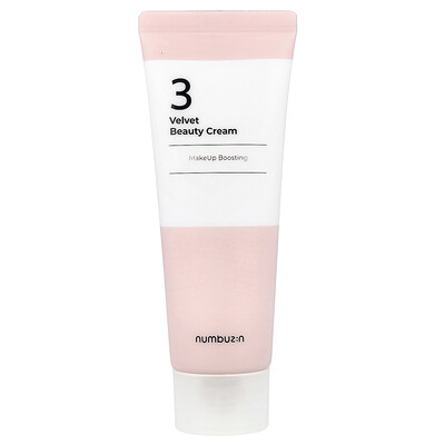 Photos - Cream / Lotion OZ Racing Numbuzin, No.3 Velvet Beauty Cream, Makeup Boosting, 2.02 fl oz NZN-58125 (60 ml)