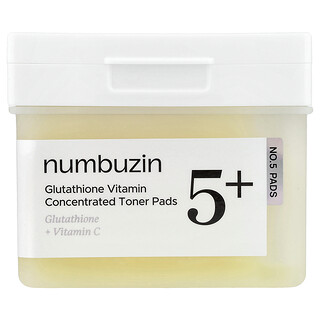 Numbuzin, No.5 Συμπυκνωμένα τονωτικά επιθέματα βιταμίνης γλουταθειόνης, 70 επιθέματα
