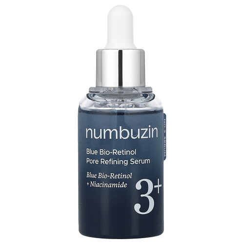 Numbuzin, No.3 Blue Bio-Retinol Pore Refining Serum, porenverfeinerndes Serum mit Bio-Retinol, 30 ml (1,01 fl. oz.)