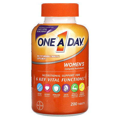 

One-A-Day Women's Complete Multivitamin 200 Tablets