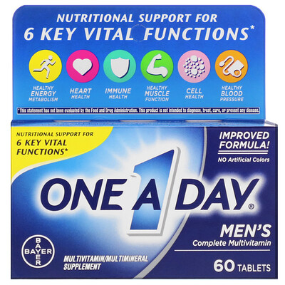 

Men's Formula, Complete Multivitamin, 60 Tablets
