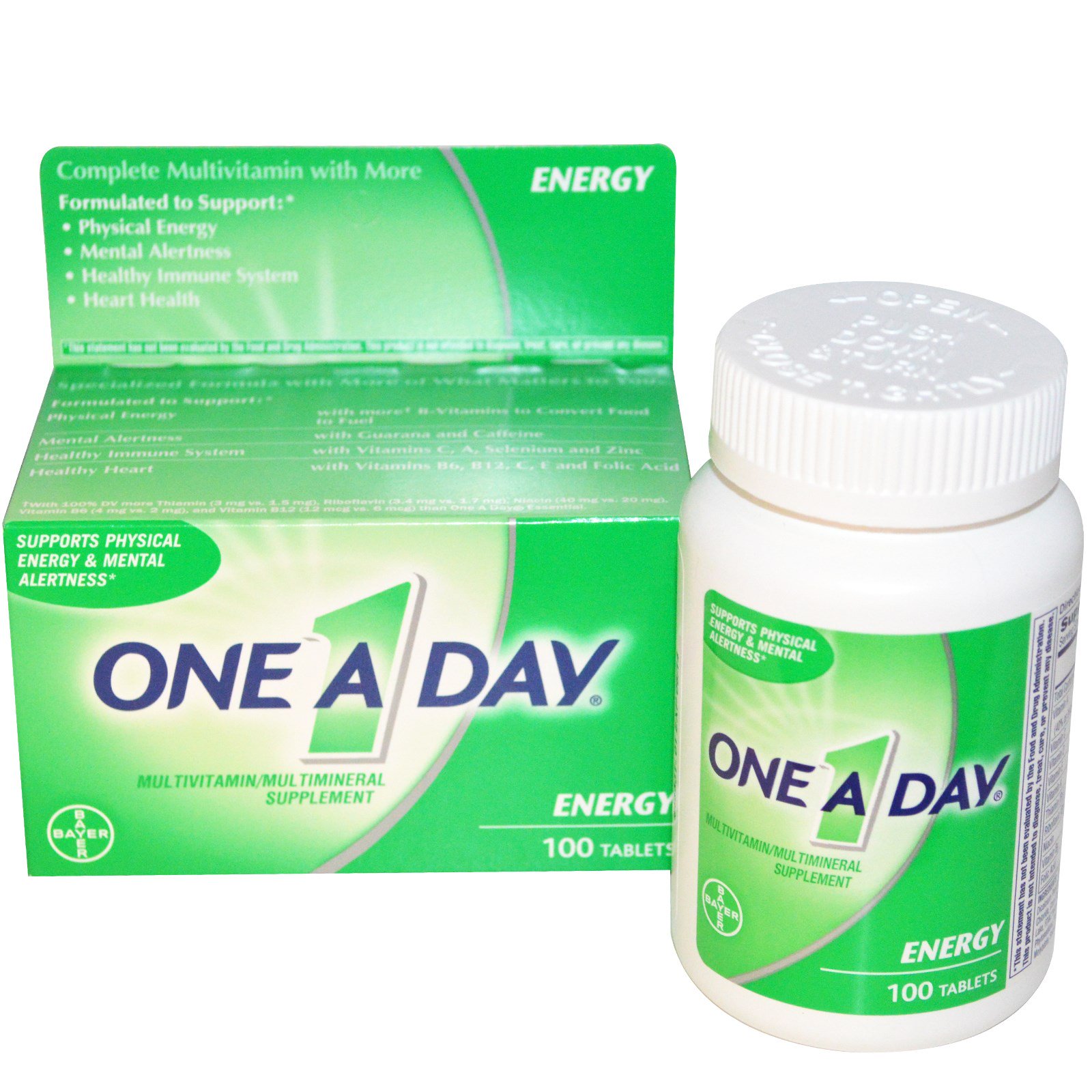 OneADay, Energy, Multivitamin/Multimineral Supplement, 100 Tablets