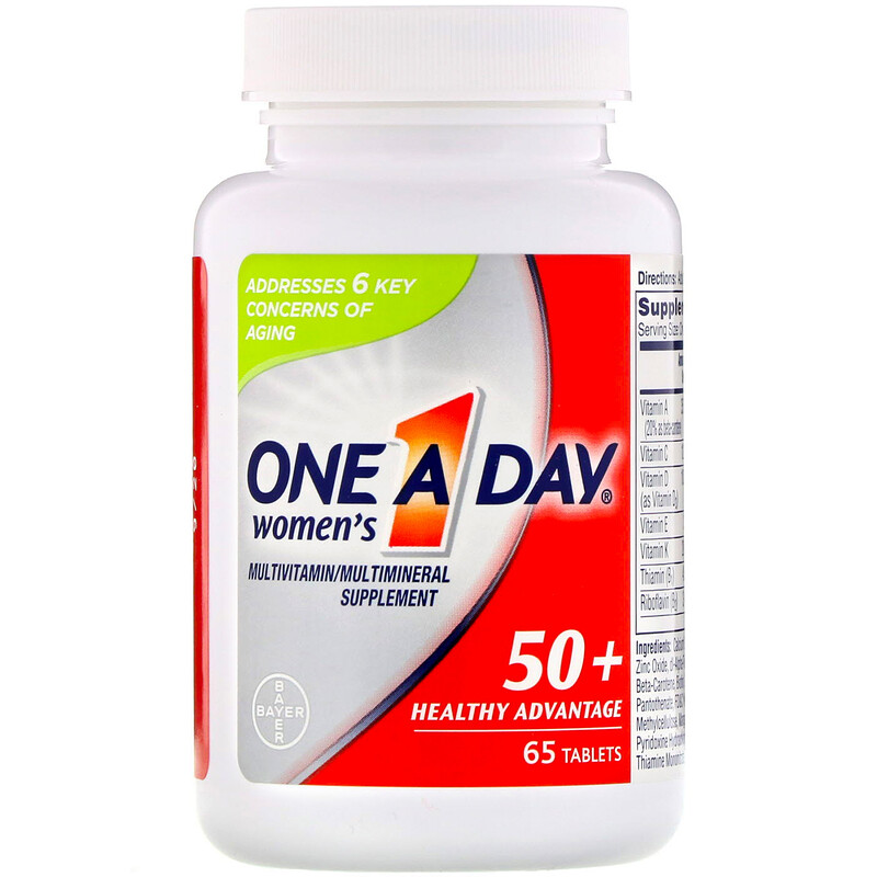 One-A-Day, Women's 50+, Healthy Advantage, 65 Tablets - iHerb