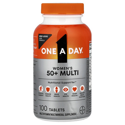 Product Image for One-A-Day, Women's 50+ Multi, 100 Tablets