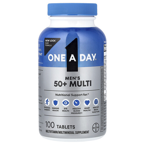One-a-day Men's 50+ Multi, 100 Tablets