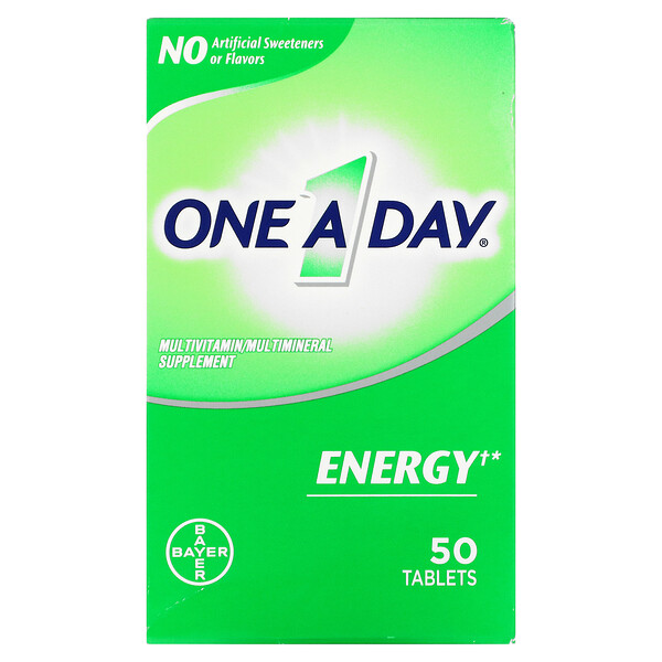OneADay, Energy, Multivitamin/ Multimineral Supplement, 50 Tablets