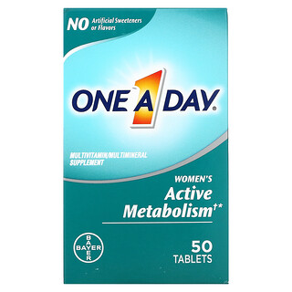 One-A-Day, 女性活性代謝，多維生素/多礦物質補充劑，50 片