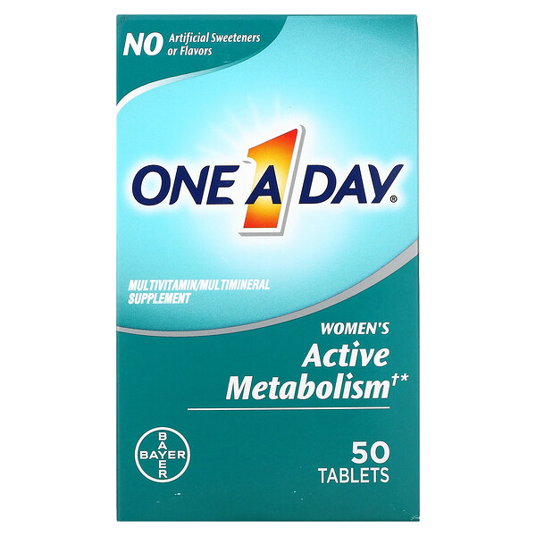 One-A-Day‏, Women's Active Metabolism, Multivitamin/ Multimineral Supplement, 50 Tablets