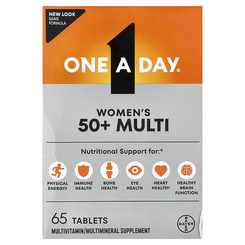 One-a-day Women’s 50+ Multi, 65 Tablets