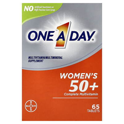 Product Image for One-A-Day, Women’s 50+ Complete Multivitamin, 65 Tablets
