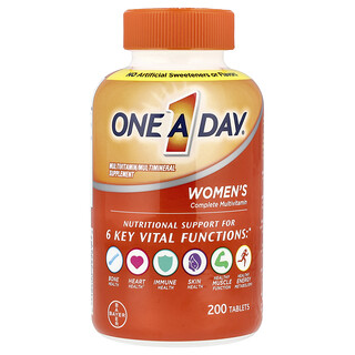 One-A-Day, One A Day, Women's Complete Multivitamin, 200 Tablets