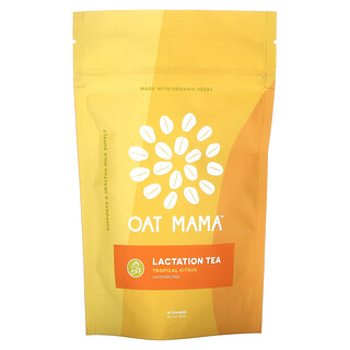 Oat Mama, чай для грудного вигодовування, тропічні цитрусові, без кофеїну, 14 чайних пакетиків, 32 г