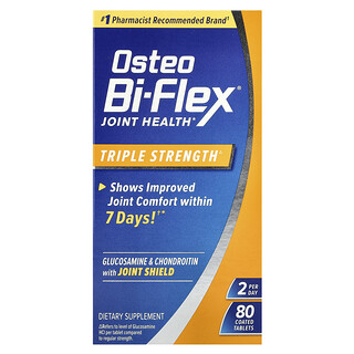 Osteo Bi-Flex, Joint Health, potrójna moc, 80 tabletek powlekanych