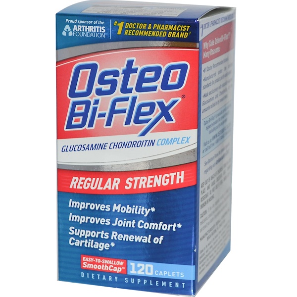 Osteo Bi-Flex, Glucosamine Chondroitin Complex, Regular Strength, 120 Caplets (Discontinued Item) 