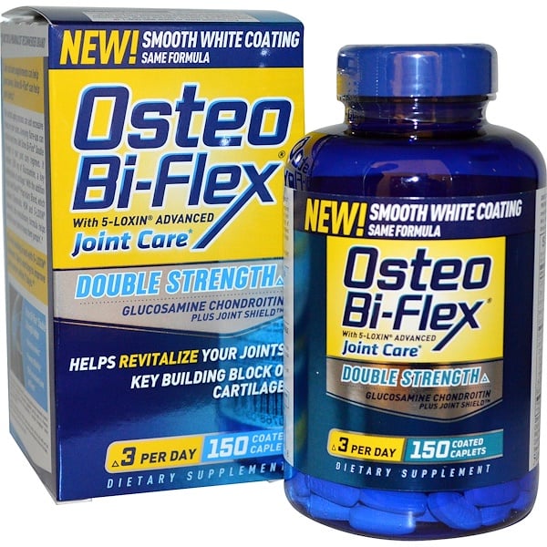 Osteo Bi-Flex, Glucosamine Chondroitin Plus Joint Shield , Double Strength, 150 Coated Caplets (Discontinued Item) 