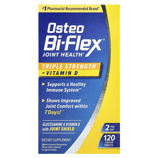 Osteo Bi-Flex, 節々の健康、 3倍の強度 + ビタミンD、 コーティング120粒