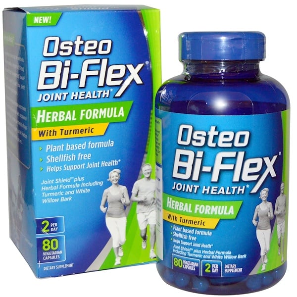 Osteo Bi-Flex, Joint Health, Herbal Formula with Turmeric, 80 Veggie