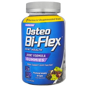 Osteo Bi-Flex, Жевательный Мармелад для Здоровых Суставов, Гранат и Виноград, 120 штук