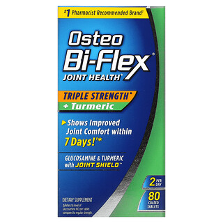 Osteo Bi-Flex, 關節健康，三倍效力+薑黃，80片