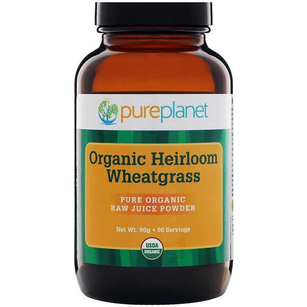 Pure Planet, Organic Heirloom Wheatgrass, 90 g