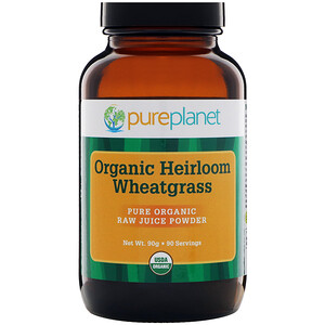 Пуре Планет, Organic Heirloom Wheatgrass, 90 g отзывы