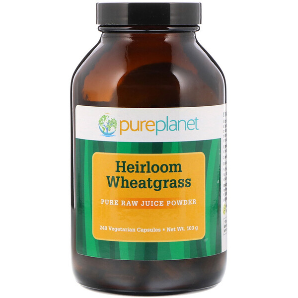 Heirloom Wheatgrass, 240 Vegetarian Capsules