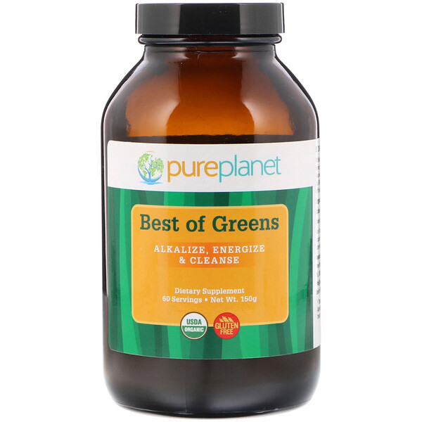 Pure Planet‏, Organic Best of Greens, 150 g