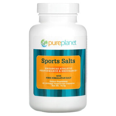 

Pure Planet Sports Salts 830 mg 90 Vegetarian Capsules
