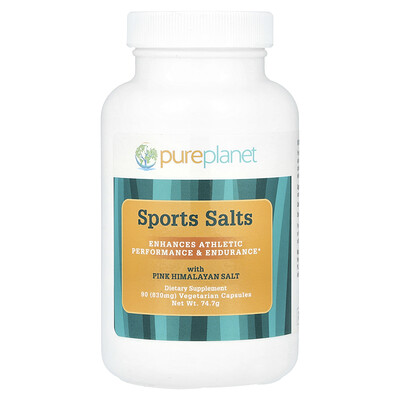 Product Image for Pure Planet, Sports Salts, 90 Vegetarian Capsules
