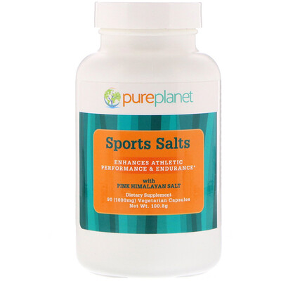 Pure Planet Спортивные соли, 1000 мг, 90 растительных капсул