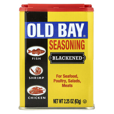 Old Bay, Condimento ennegrecido, 63 g (2,25 oz)