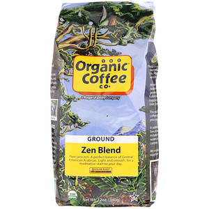 Отзывы о Органик Коффее Ко, Zen Blend, Ground, 12 oz (340 g)