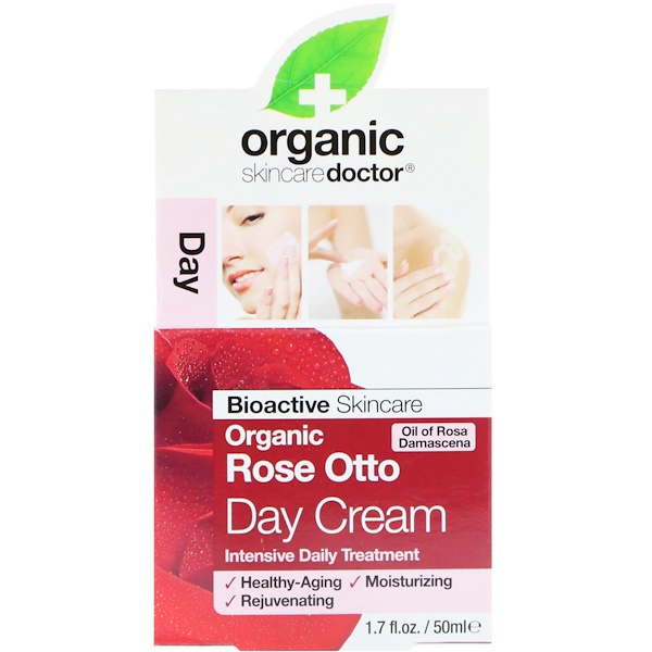 Organic Doctor Organic Rose Otto Day Cream 1 7 Fl Oz 50 Ml IHerb