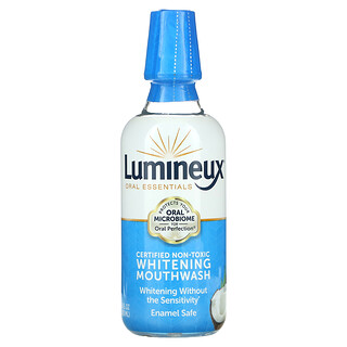 Lumineux Oral Essentials, غسول فم مطوّر طبيّاً، لصحّة فموية جيّدة، للتبييض، 16 أوقية سائلة (473 مل)