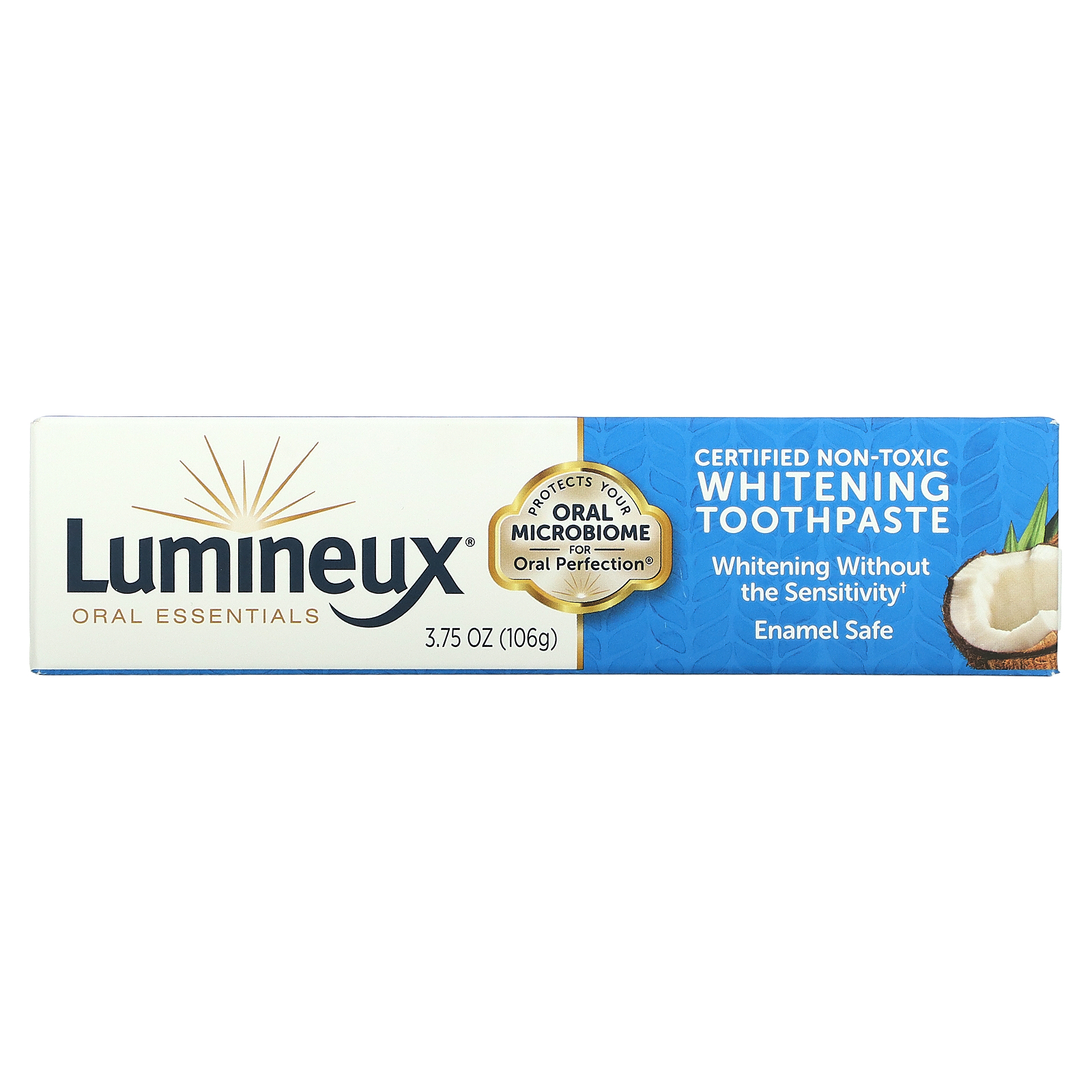Lumineux Oral Essentials, Certified NonToxic Whitening Toothpaste, 3.