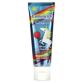 Lumineux Oral Essentials, Pasta de Dente Desenvolvida por Médicos, Fórmula Infantil, Morango, 106,3 g (3,75 oz)