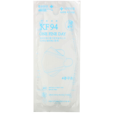 One Fine Day Disposable KF94 ( N95 / KN95/ FFP2 ) Mask, 1 Mask