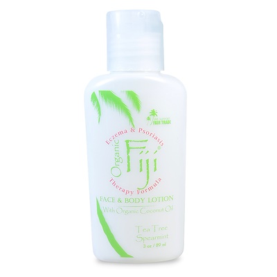Organic Fiji 滋養乳液,含機椰子油,茶樹留蘭香,3盎司(89毫升)