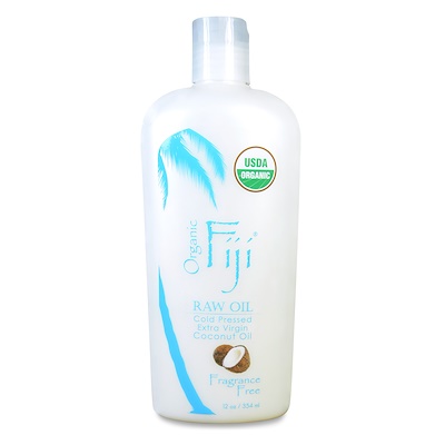 Organic Fiji 有機初榨椰油,12 oz (354 ml)