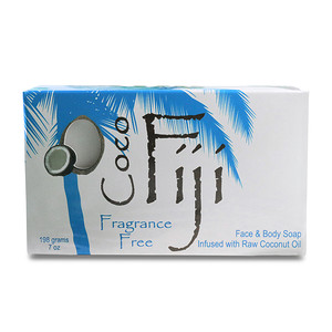 Органик Фиджи, Organic Face and Body Coconut Oil Soap Bar, Fragrance Free, 7 oz (198 g) отзывы