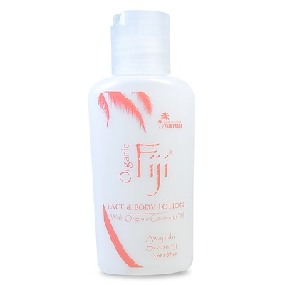 Organic Fiji 滋養乳液,含有機椰子油,苦姜莓,3盎司(89毫升)