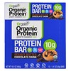 Orgain, Barre Protéinée Bio à Base de Plantes, Beurre de cacahuètes Morceaux de chocolat, 12 Barres, 1.41 oz (40 g) chacune