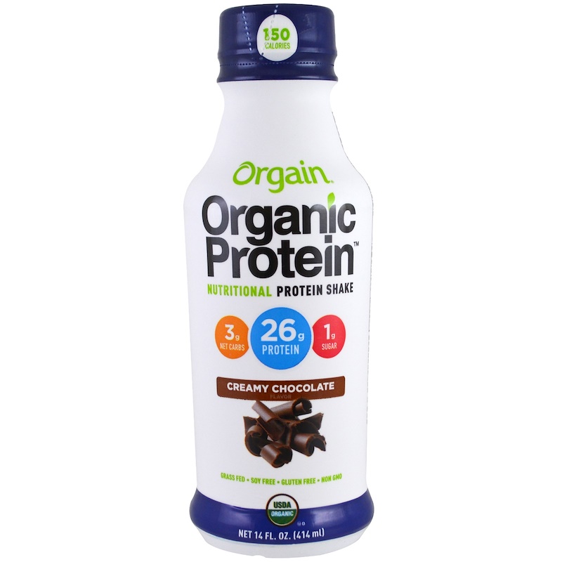 Orgain, Organic Protein Nutritional Protein Shake, Creamy Chocolate