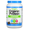 Orgain, Organic Protein & Greens, Plant Based Protein Powder, Creamy Chocolate Fudge, 1.94 lbs (882 g)