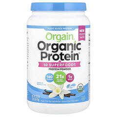 Organic Protein™ + 50 суперфудів у порошку, ваніль, 918 г (2,02 фунта)