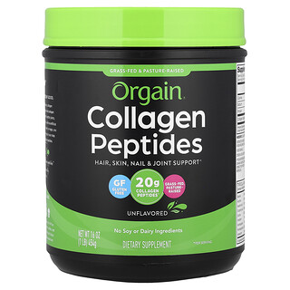 Orgain, Collageenpeptiden, niet-gearomatiseerd, 1 lb (454 g)