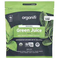 Original Green Juice, 15 дорожніх пакетиків, 139,5 г (4,95 унції)