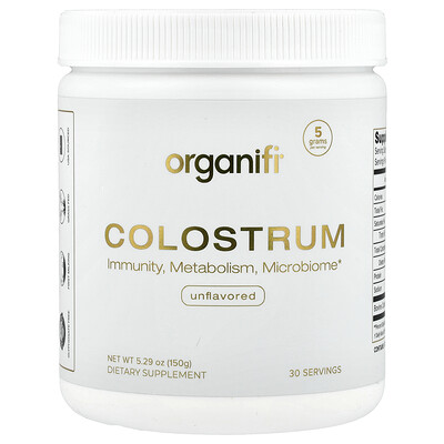 Product Image for Organifi, Colostrum, Unflavored, 5.29 oz (150 g)